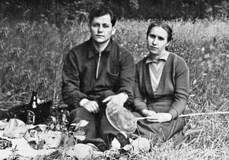 Борис  и  Зинаида  Батраевы. Франция. 7 июня 1953 года